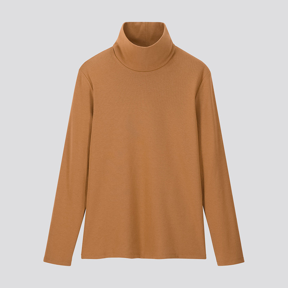 ribbed cotton t-shirt (long sleeve) 418229 uniqlo