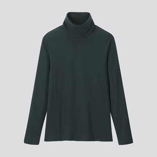ribbed cotton t-shirt (long sleeve) 418229 uniqlo