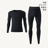 Черный мужской [280 г шелковой шелк, подлежащий подчинению волос -5 ~ 5 ℃]