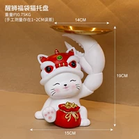 Wake -Up Lion Blessing Bag Bag Cat Tray