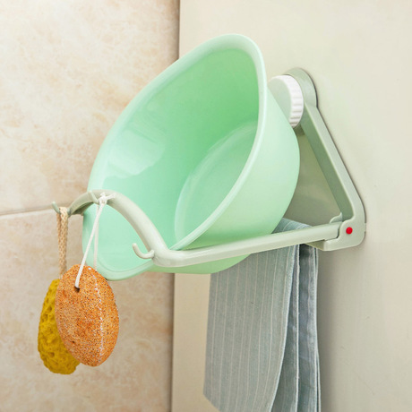 脸盆架浴室置物架卫生间壁挂墙上宿舍洗手间放厕所架子塑料吸壁式