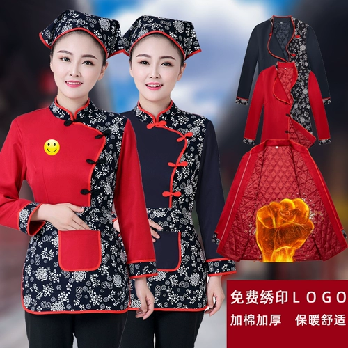 Комбинезон, этнический пуховик, этнический стиль, увеличенная толщина