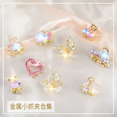 taobao agent Metal bangs, summer crystal, hairpins, hair accessory, internet celebrity, 2023 collection