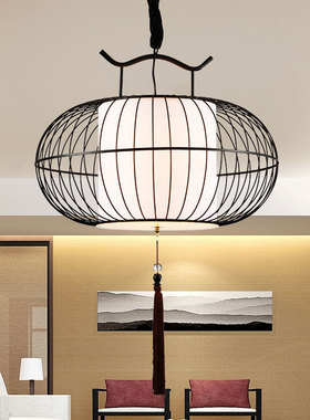 00       爱逛***01   发布了  新中式吊灯铁艺鸟笼灯具复古酒店茶楼