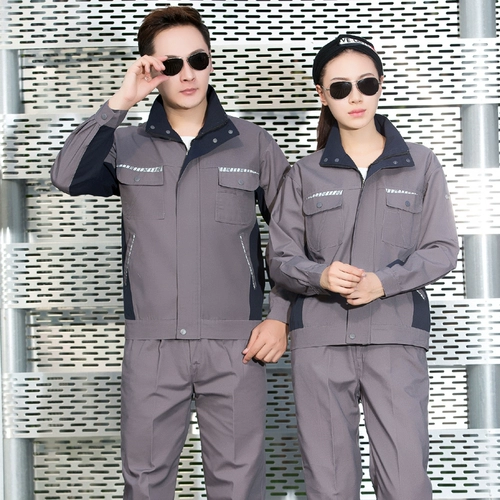 Осенний хлопковый износостойкий комбинезон, лонгслив