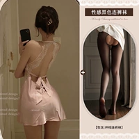 Розовый+черный открытый носки