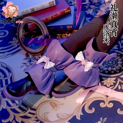 taobao agent Idol Fantasy Festival 2 Sanlou Locked COS COS Riyose Non -Kuromi Shoes Japanese Anime Boots