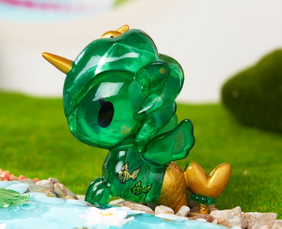 Tokidoki Прозрачный единорог слепое подтверждение снежный кристалл кристалл океан дрейфующая бутылка луна бог принцесса