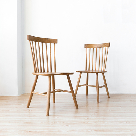 北木 餐桌白橡凳子休闲创意温莎椅餐椅北欧原木桌类宜家实木拚接