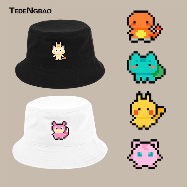 Гений Покемон периферия мультики шляпа разрешение ветер и огонь Longjeni Tortoise на открытом воздухе случайный мужской и женщины затенение рыбак кепка