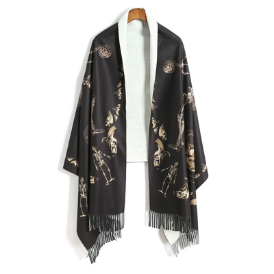 taobao agent + Magic Brain Cave Collection 2+ Original Design Muse Magic Box Personalized Cultural and Cross Cashmere Scarf 015