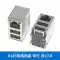 RJ45 ổ cắm mạng băng thông rộng mạng cáp giao diện nữ cổng Ethernet vỏ đồng được bảo vệ 8P8C ngang tấm chìm dọc 