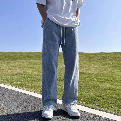 Tide, осенние модные прямые свободные джинсы, штаны для отдыха