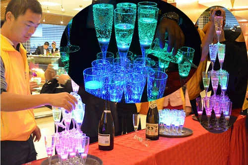 Douyin красочный индукция светящаяся чашка для любви пиво/бар Flash Dragon Cup KTV Творческий день рождения подарок на день рождения Pour Water