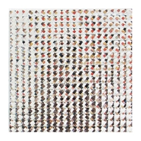 1,5 см Гелевая адгезия с белой бриллиантовой полосой