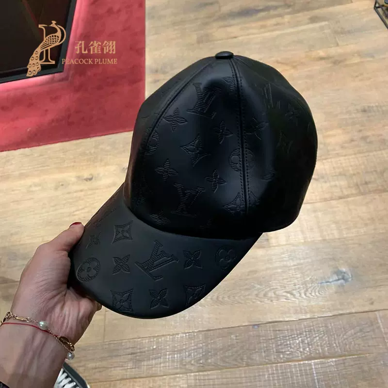 Louis Vuitton/路易威登男士印花MONOGRAM SHADOW棒球帽M76580-Taobao