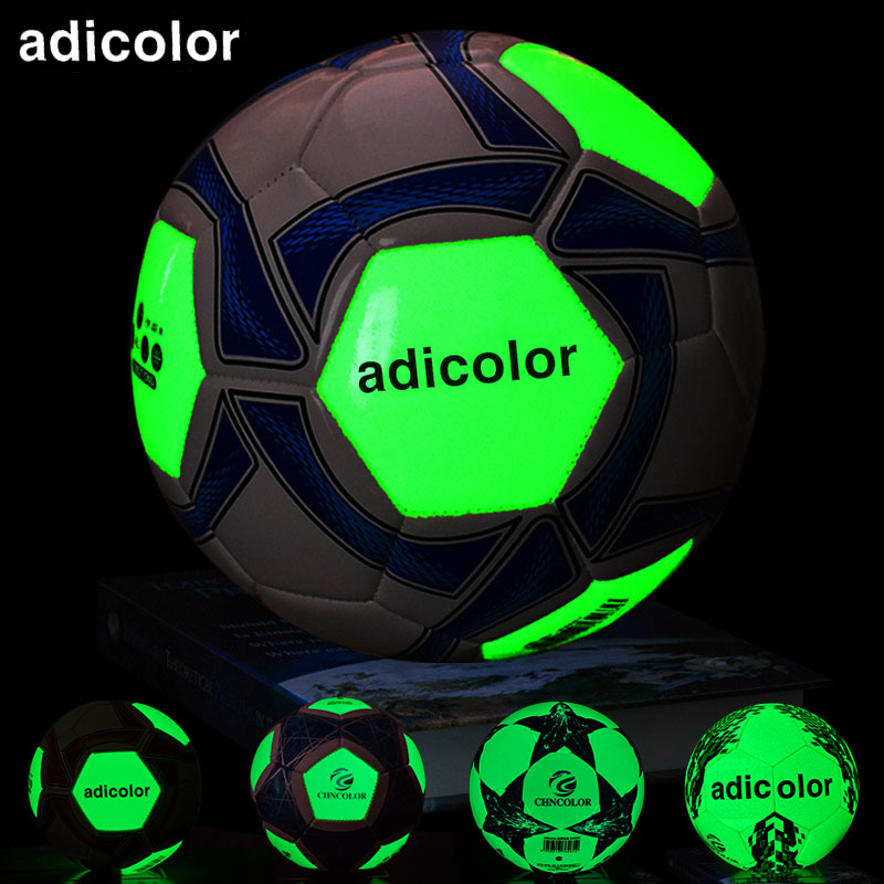 adicolor夜光足球3号4号5号球成人足球学生训练比赛儿童