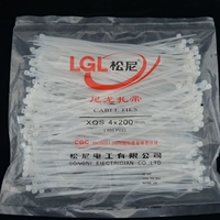 Качественные пластиковые нейлоновые кабельные стяжки, 4×200мм, 250 шт