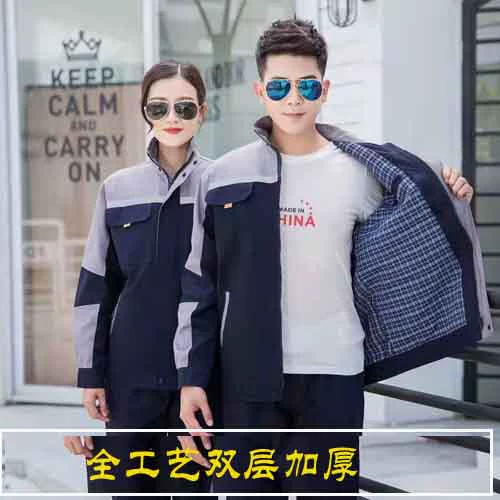 Хлопковый комбинезон, износостойкий осенний лонгслив для работы, делается под заказ