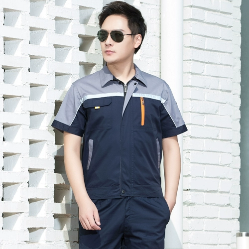 Летний комбинезон, униформа подходит для мужчин и женщин, короткий рукав