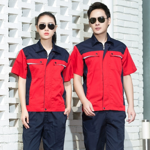 Летний комбинезон, униформа подходит для мужчин и женщин, короткий рукав
