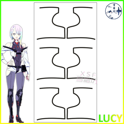 taobao agent Sibubunk: Edge walker cosplay Lucy COS tattoo sticker night city lucy