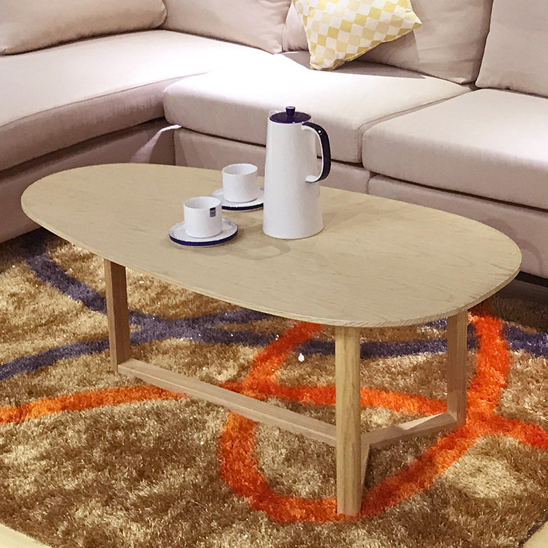 实木北欧茶几现代简约客厅日式白蜡木芒果茶几小户型原木创意家具