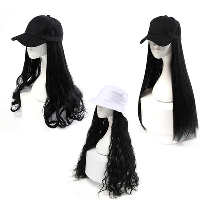 taobao agent Wig female long hair hat with wig all -in -one female lolita fashion long curly hair big wave natural net red