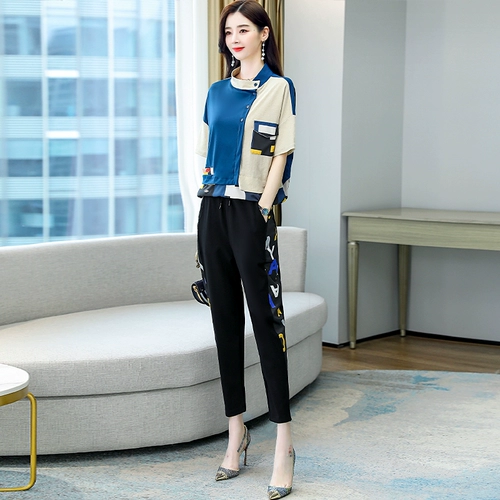 Весенний летний осенний комплект, городской стиль, в западном стиле