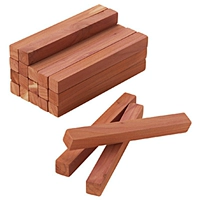 Красный кедровый деревянный блок/наждачная бумага