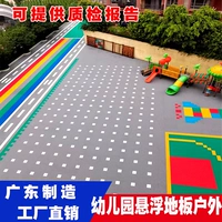 Уличный конструктор для детского сада, баскетбольный пластиковый нескользящий ковер