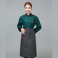 Зеленый лонгслив, фартук