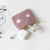 Милые румяна, маленький портативный кошелек, свежие монеты, картхолдер, сумка-органайзер, простой и элегантный дизайн, в корейском стиле