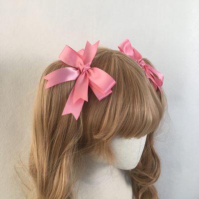 taobao agent Red cute big hairgrip, headdress, hair accessory, for girls