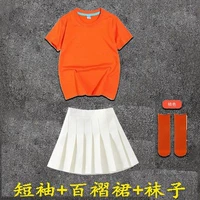 Юбка в складку, безопасные штаны, носки