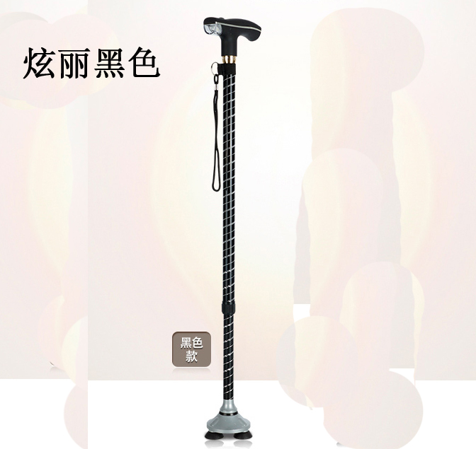 Buy Seniors walking sticks canes, stumbleproof aluminum alloy small triangular feet with light