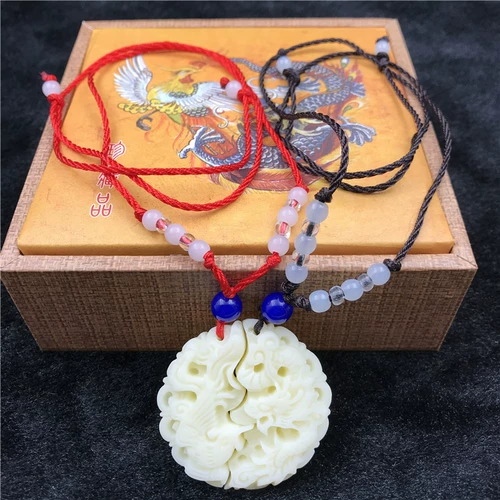 Подвеска для влюбленных подходит для мужчин и женщин, аксессуар, ожерелье на день Святого Валентина, дракон и феникс, делается под заказ