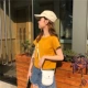 Áo thun ngắn tay thắt lưng cao 2021 mới của phụ nữ BM phong cách mùa hè váy lưới người nổi tiếng áo sơ mi ngắn tay - Áo phông