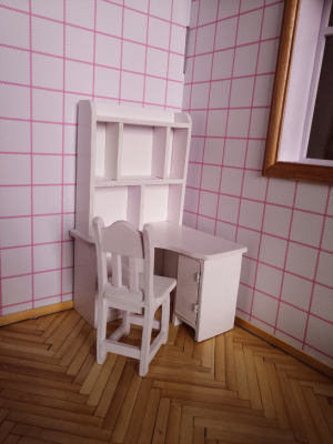 taobao agent BJD1/6 points 1/8, six points Six points of Baxi house furniture homemade desk to learn tables and chairs