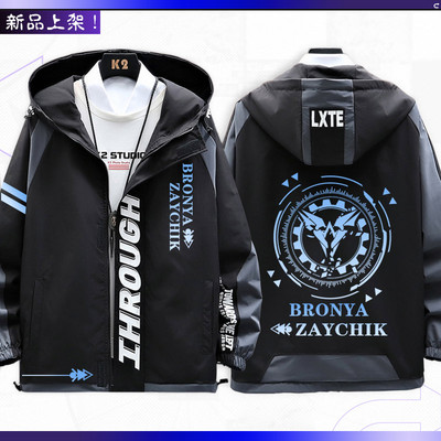 taobao agent Break secondary silver -wing game character surrounding jacket hooded wild couple jacket two -dimensional top men and women EN