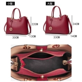 Красная вместительная и большая сумка через плечо, из натуральной кожи, премиум класс