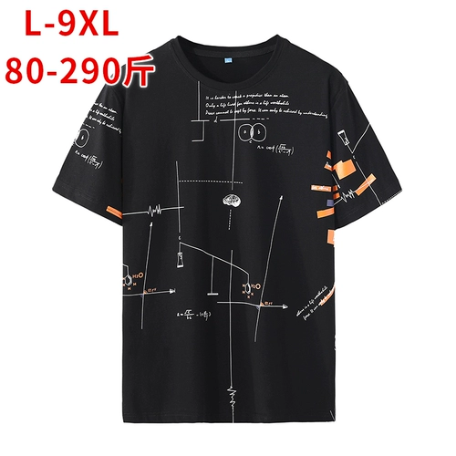 Хлопковая трендовая футболка с коротким рукавом, большой размер, оверсайз