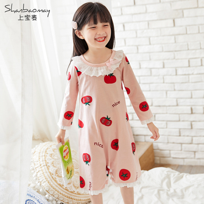 taobao agent Autumn pijama, dress, umbilical bandage, long sleeve