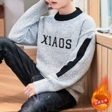 Утепленный свитер, базовая трендовая трикотажная утепленный лонгслив, рубашка, высокий воротник