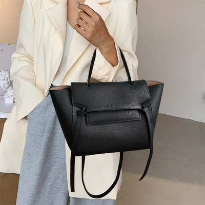 taobao agent Bags Large -capacity handbag Catfish bag leather women's bag 2023 Summer new fashion versatile high -level high -level sensor