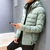 Зимняя куртка, трендовый демисезонный пуховик с пухом, в корейском стиле