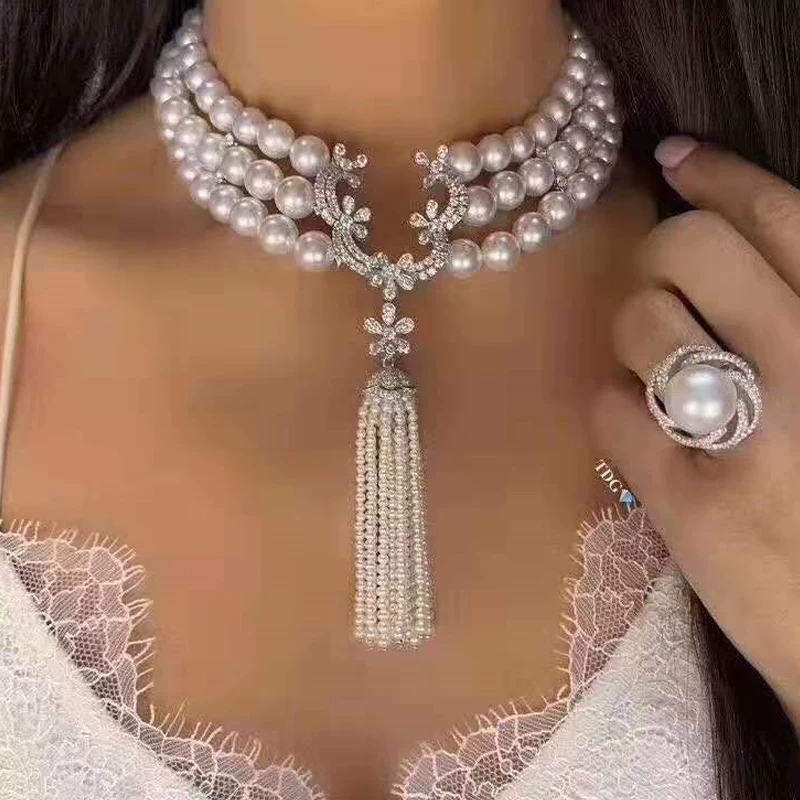 DIY свитерная цепочка подвеска аксессуары