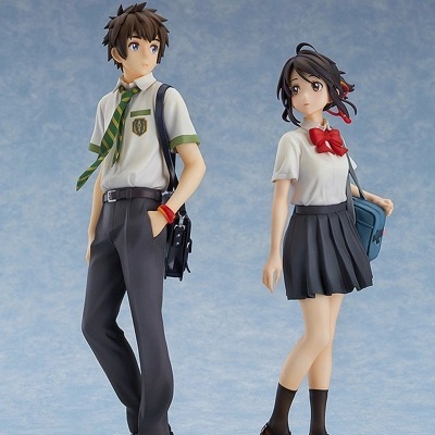 taobao agent Animation model Your name Miya Water Sanye Jun の は は は 泷 泷 school uniform couples swinging hand gifts