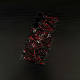 3D Dark Gothic Handmade Textured Case | Black Red Pattern – Pro/Plus/Max/Air – iPhone 17, iPhone 16, iPhone 15, iPhone 14, iPhone 13, iPhone 12