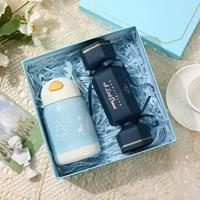 Xk [Blue Linglu Cup+Long Sugar Box]